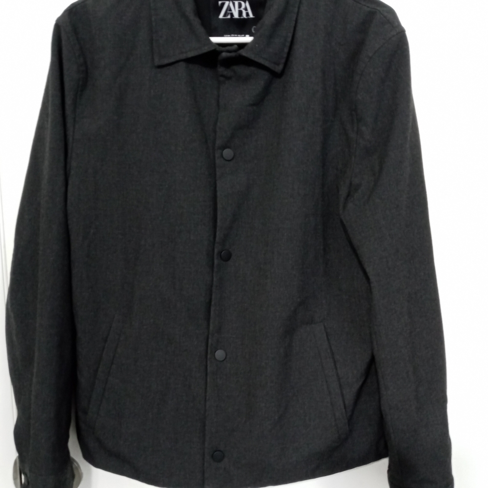 Zara Long sleeve 4 way Stretch Business/Casual Snap Up Jacket with Pockets